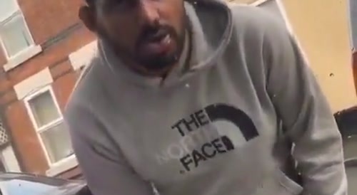 Illegal Arab immigrant when he sees a white girl