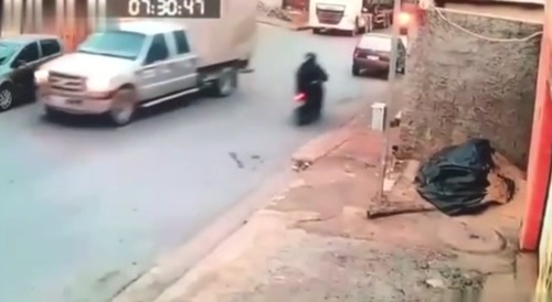 little scooter accident