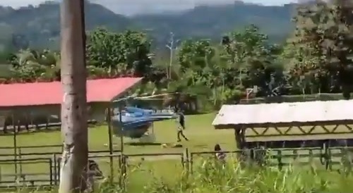 Always turn the helicopter off when you get out