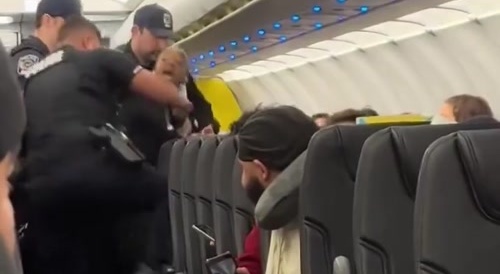 Ratchet on a Plane Goes Crazy on Federal Officers