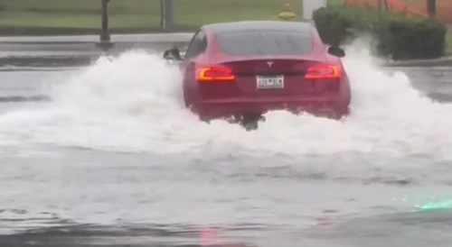 Don’t drive over deep standing water.
