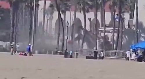 A helicopter CRASH