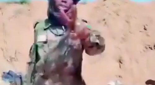 Peace Sign For Civilian Killing