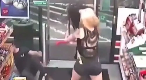 Tranny goes berserk