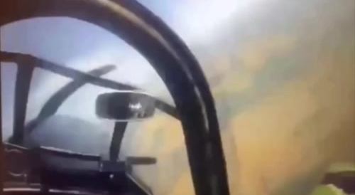 Russian ZALA drone goes down in flames