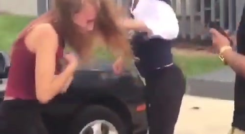 The woman who wanted a fight paid the price.!