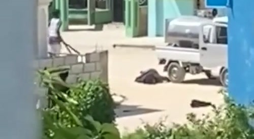 Man Selling Water Falls Dead