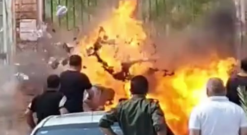 Suicide bomber Syria (slowed)