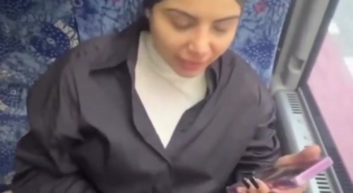 bigot on NYC bus