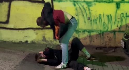 Antifa vs Skinhead