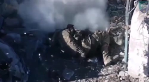 Russian Gets Head Shot Filmed By Drone