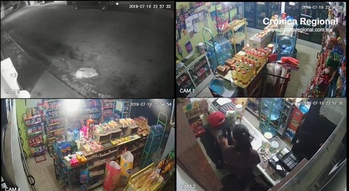 He breaks into a store to steal, but he wants more than just money.