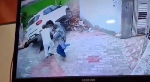 Drunk Indian Man Ends Family Dispute With His Car