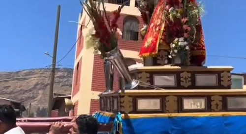 When the saint is bored and decides to have fun.