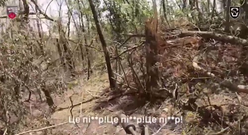 ukrainian operators drop a runner