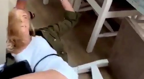 This time she wore red and we all saw it