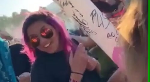 through the back door