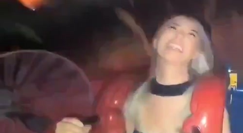 'Nip Slip' on Slingshot Ride