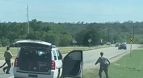 Police chase goes off-road