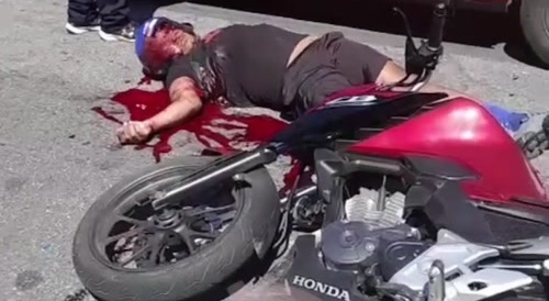 Motorcyclist executed by thieves