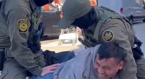 La criatura detained by ICE