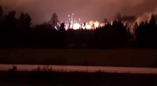 Firework storage explosion