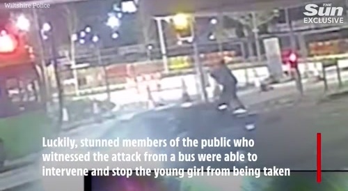 Illegal immigrant tries to kidnap a girl.