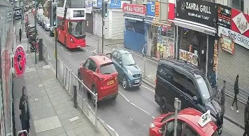 Don't walk behind buses