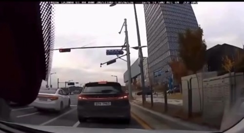 Man goes flying in accident