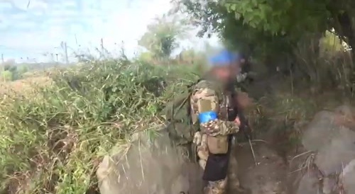 Ukrainian v Rus close range combat