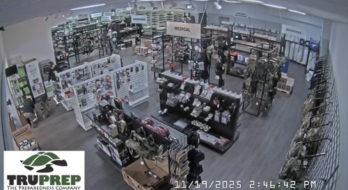 Woman Tries to Steal Gun From Survival Store - Bad idea