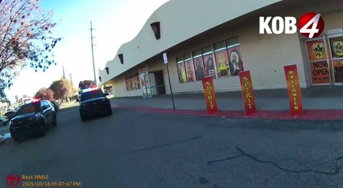 Spirit Halloween Rent-A-Cop Maces, And Shoots Man