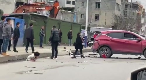 Man Sees His Lower Half