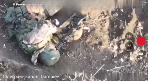 pathetic ukronazi begging for his worthless life, while his dead Nazi sidekick rots beside him. Priceless