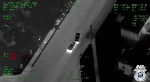 TheScannerGuy @Lafayette_Grant Tampa Police has released helicopter footage showing the pursuit that led up to suspect Silas Sampson losing control and crashing his vehicle into a Ybor City bar, killing 4 people and injuring at least 13 others.