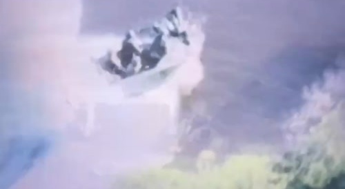 A Russian boat trip in Ukraine