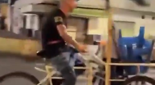 Stupid Idiot Crashes Tricycle Head First