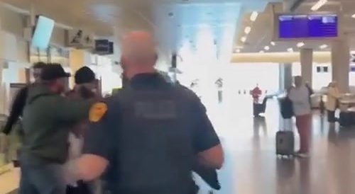 ICE handles illegal alien at airport