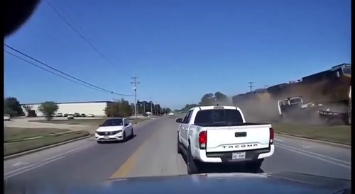 Stupid Idiot Escapes Train Crash