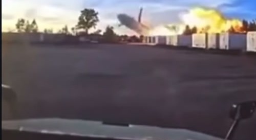 Close-Up View Of The UPS Plane Crash