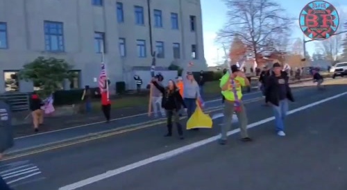 MAGA Kicks ANTIFA outta Town