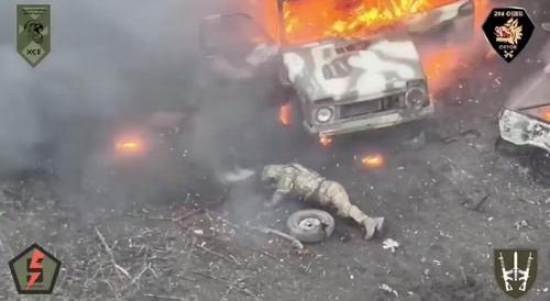 A liquidated russian assault group