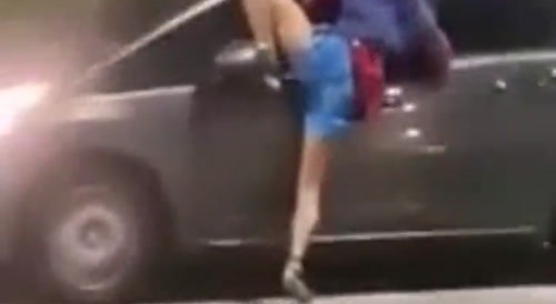 Thief tried to steal a driver's cell phone