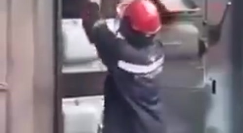 Electrical box explodes