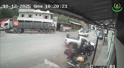 Truck runs over woman on bicycle