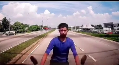 Face First Into Rear Windshield