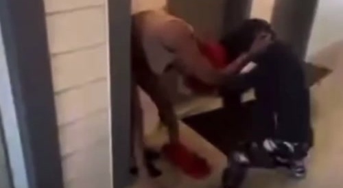 Black dwarf gives the big bitch a beating.