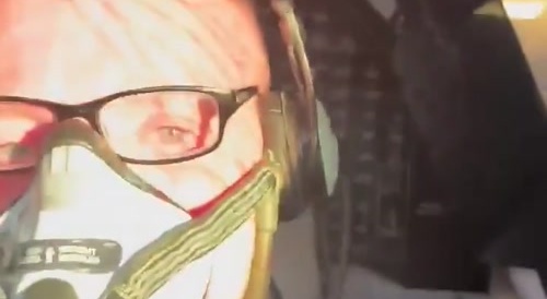 Gulfstream windshield shattered