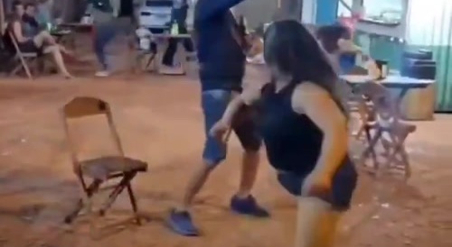 ChubbY Latinas Get Into Beer Bottle Fight - 'pubic hair warning'