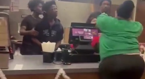 Cracker Woman gets Beat Up by Ratchet Workers